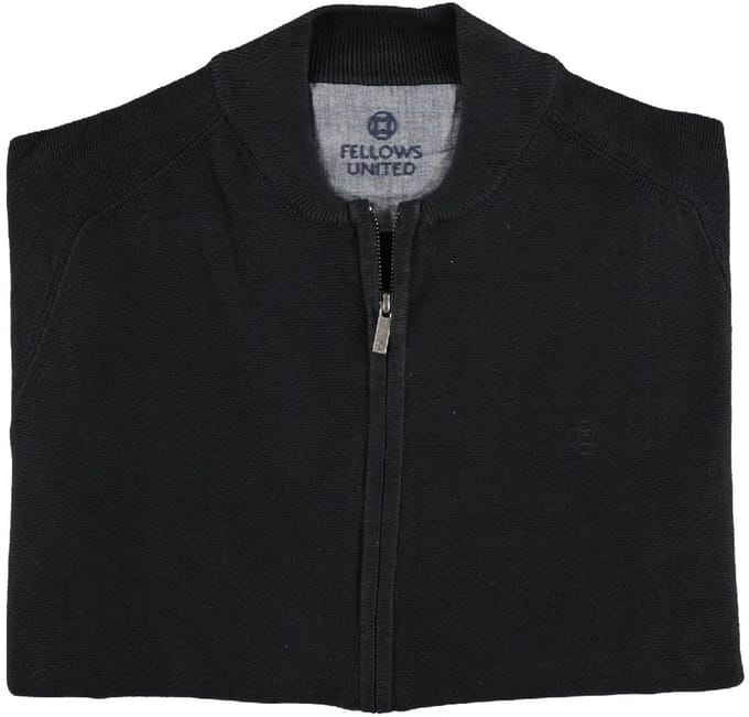 Fellows United Cardigan Vest Black (12.1142 - 120)
