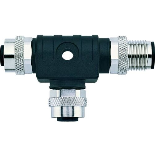 Escha 8011661 Sensor/actuator verdeler en adapter M12 Aantal polen (sensoren): 5 Adapter 1 stuk(s)