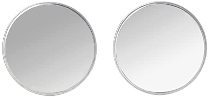 Dodehoekspiegel Rond Convex Plakspiegel - 2 Stuks