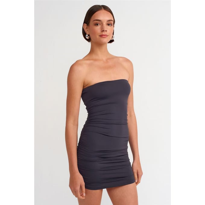 Strapless Bodycon Mini Jurk