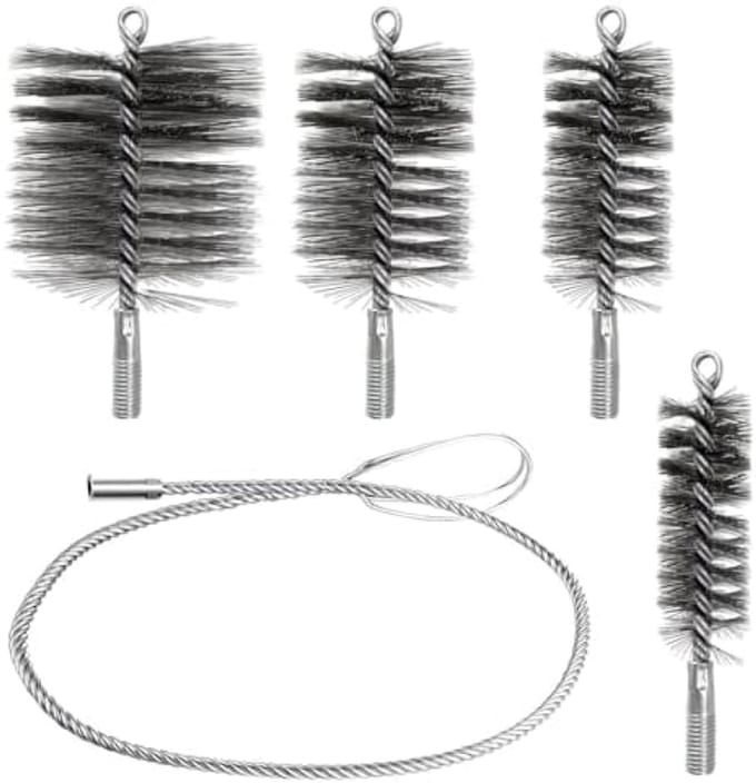 Complete set schoorsteenborstels voor effectieve reiniging