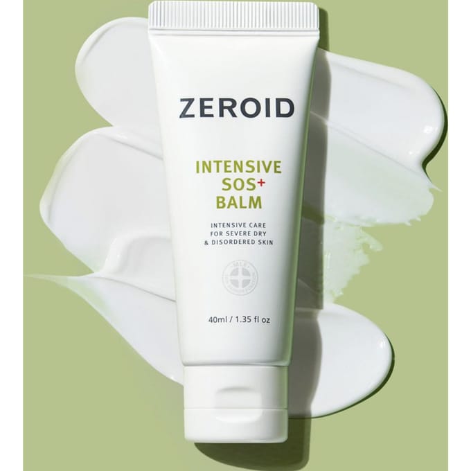 ZEROID SOS Plus Baume Intensif Réparation Intensive de la Barrière Hydratant 40ml 1 Pack (40ml)