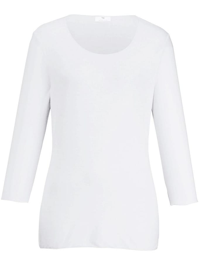 Shirt 3/4-­mouw­en Van Peter Hahn wit