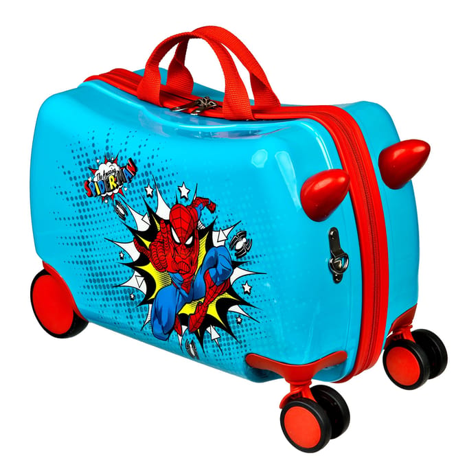 Spiderman ride-on trolley