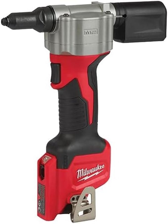 Tacker - Nietmachine - Professioneel Gebruik - Compact 12 Volt - 2.3 kg - Rood Zwart