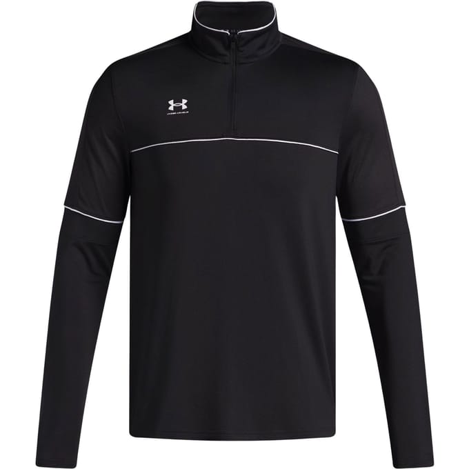 Under Armour UA M Challenger Training QZ Heren Sporttrui - Zwart - Wit