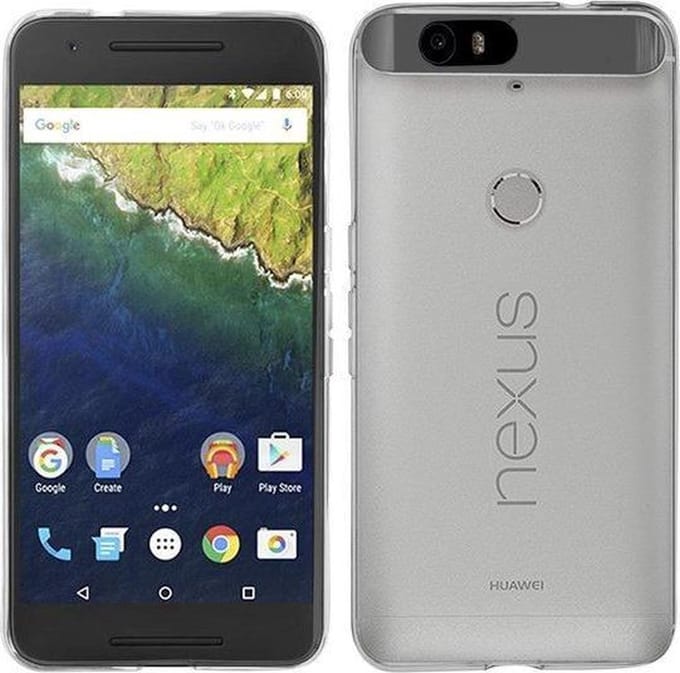 Transparant TPU Telefoonhoesje voor de Huawei Nexus 6P