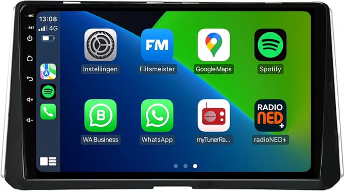 CarPlay autoradio geschikt voor Toyota Corolla | 2018 t/m 2020 | Android 13 | Draadloos Apple CarPlay & Android Auto | 2GB + 32GB | 8-Core processor | Davilon | 2025 model | 2018 2019 2020 | Bluetooth & Wifi