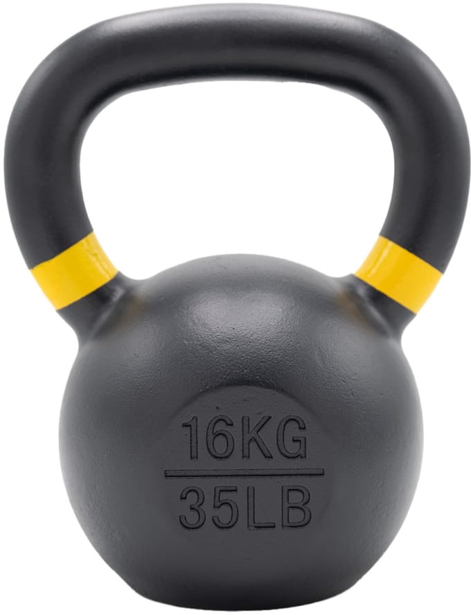 FysioSupplies - Kettlebell gietijzer 16 kg - Kettlebells