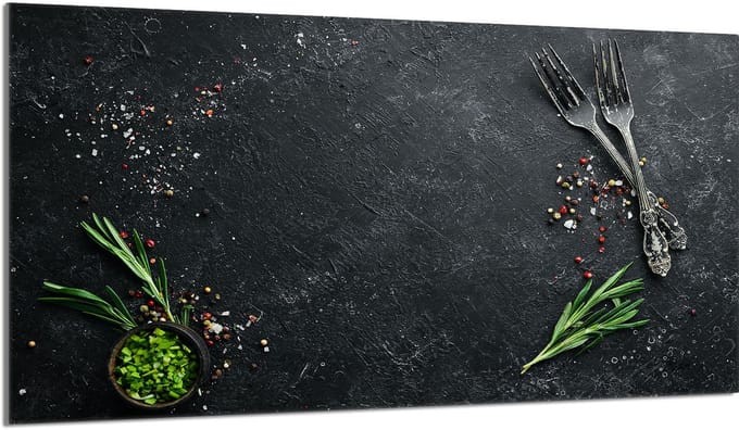 TMK ArtDeko Serie - Snijplank - Glas - 90x52 cm - Schokbestendig
