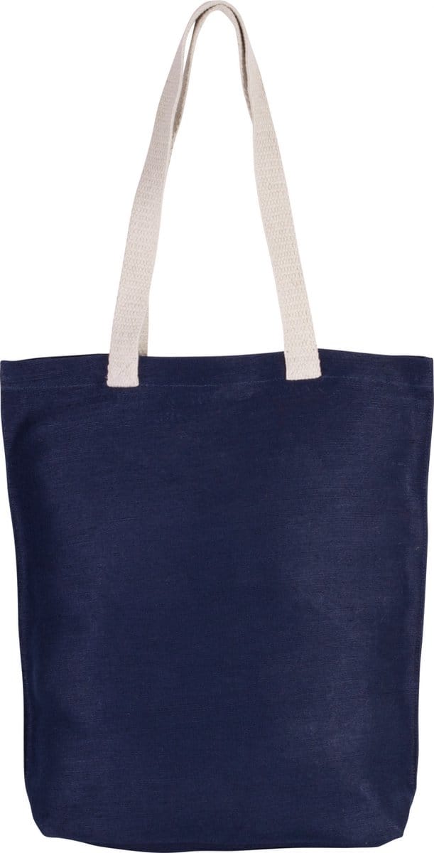Tas Heren One Size Kimood Midnight Blue 70% Jute, 30% Katoen