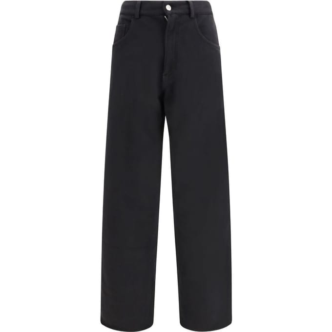 MM6 Zwarte Katoenen Sportbroek