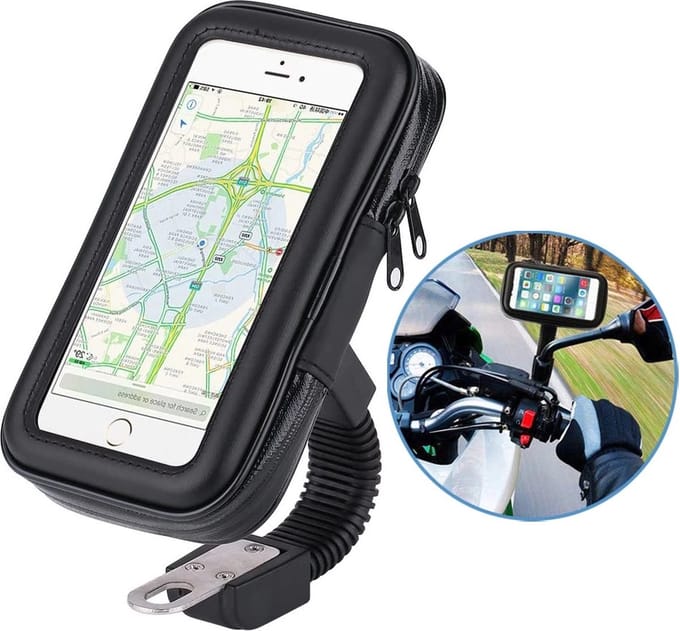 Telefoonhouder Motor - Scooter -  Waterdicht - Universeel - 6,3 Inch