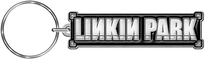 Linkin Park - Logo Sleutelhanger - Zilverkleurig/Zwart
