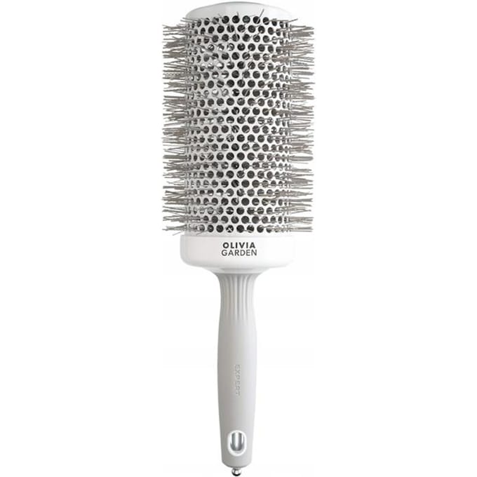 Olivia Garden Expert Blowout Speed Wavy Föhnborstel Wit-Grijs