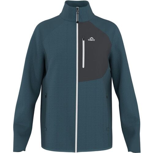 CRIVIT Heren sportjack met powerstretch (Blauw, S)