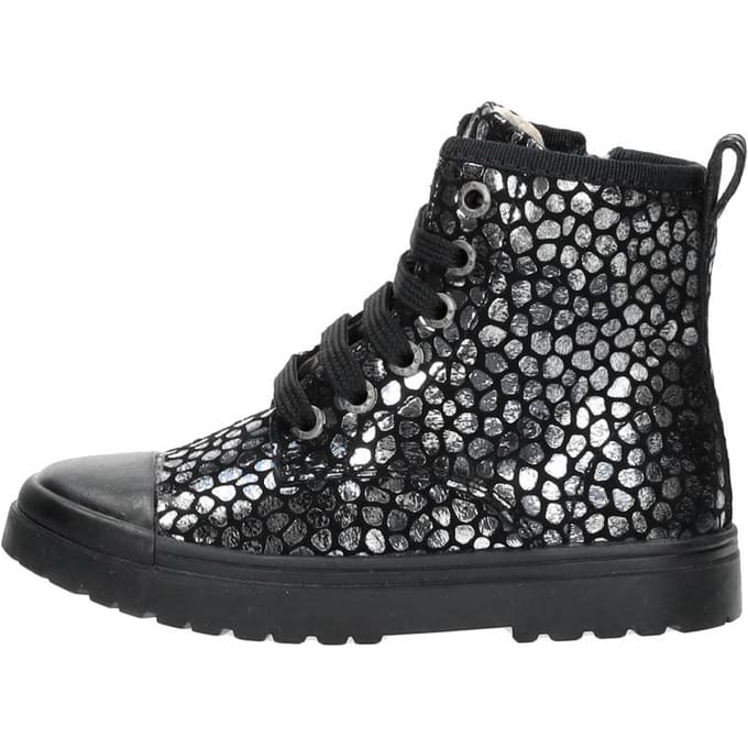 Bikerboots | Meisjes | Old Silver | Leer | Shoesme | Maat 24
