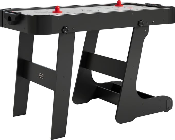 NORTH Arctic Airhockeytafel Zwart/Wit 4FT