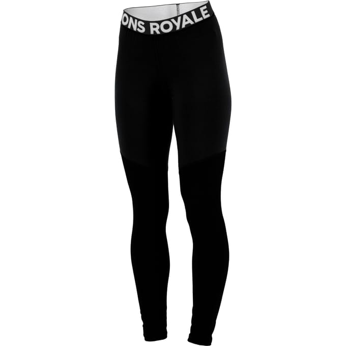 Mons Royale Merino Cascade Flex Legging Thermo Broek zwart
