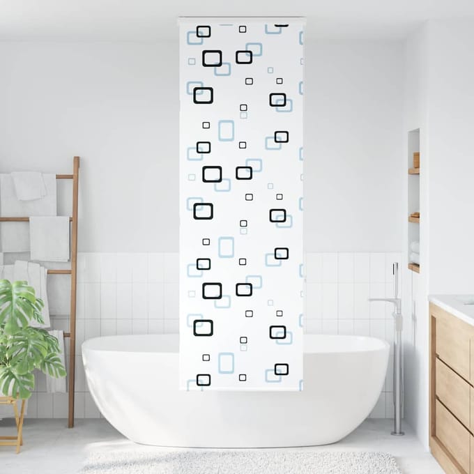 vidaXL - Doucherolgordijn - met - cassette - 60x240 - cm - stofbreedte - 56 - cm