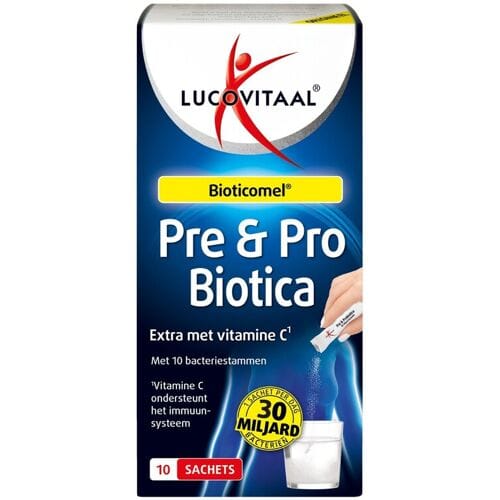 Lucovitaal Pre- & Probiotica + Vitamine C 10 zakjes