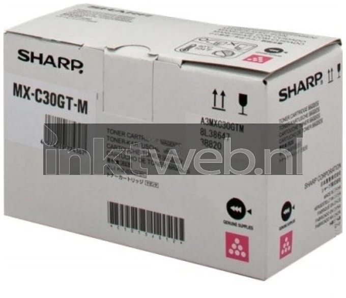 Sharp MX-C30GTM toner cartridge magenta (origineel)