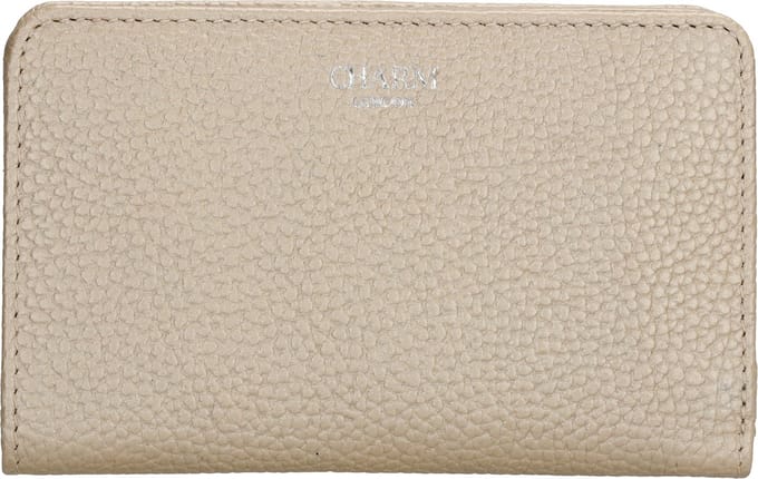 Charm London Washington Portemonnee - 100% Leer - Leren Tas - Champagne