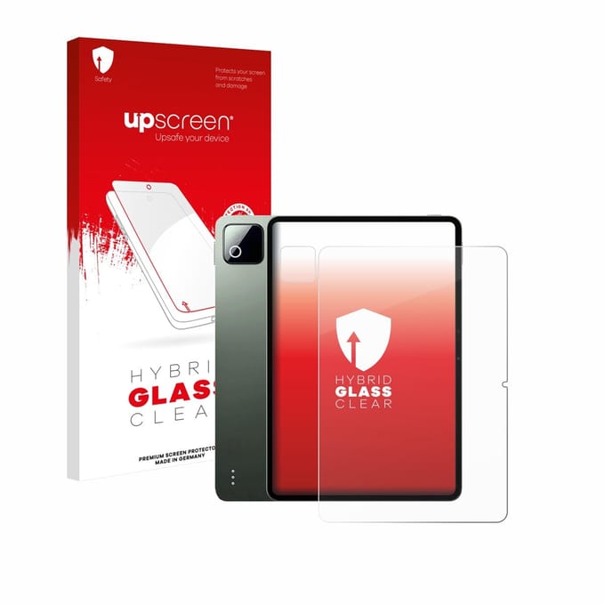 upscreen - Screenprotector voor Xiaomi Pad 8 Pro (Voor+Camera) - Folie Beschermfolie Beschermglas transparant