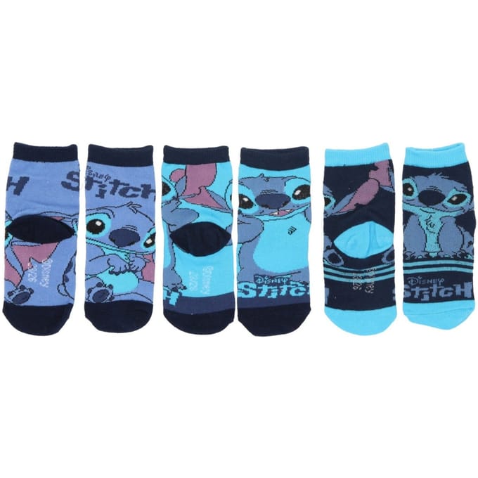 Lilo & Stitch Sokken - 9 Paar- Blauw