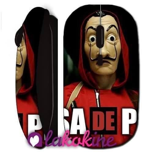 Souris sans fil la casa de papel dali