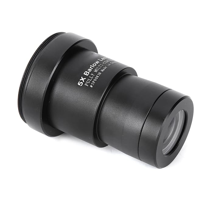 Datyson 1.25 Inch 5X Vergroting Lens T2M35 Draad Astronomische Telescoop Accessoire black