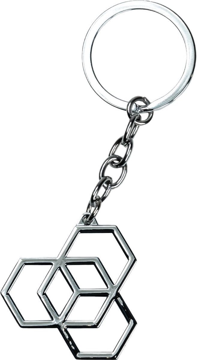 CARBON COLLECTIVE - Chrome Logo - Keyring