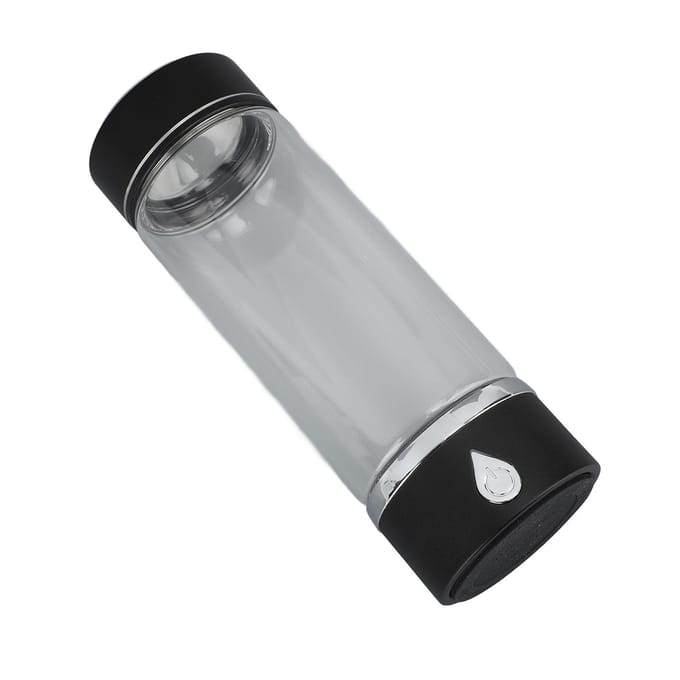 Waterfles met waterstof 420 ml PCTG PEM SPE Technologie Oplaadbaar Draagbaar Waterstofrijk Water L blauw