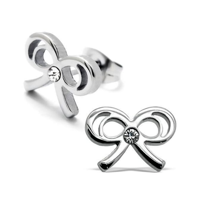 Amanto Oorbellen Brigan - 316L Staal - Strik - 10x7mm