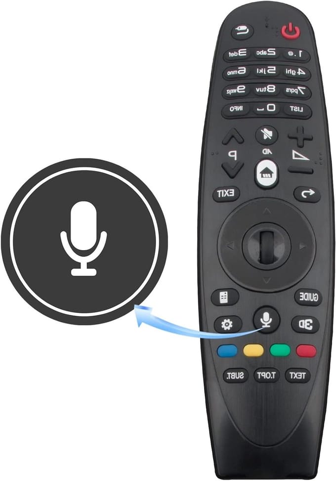 SolidKeus - Vervangende Stem Afstandsbediening voor LG TV
