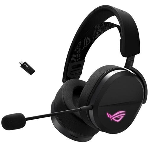 ASUS ROG Pelta - Headset Bedraad en draadloos - USB-C - Bluetooth - 2,4 GHz - Zwart