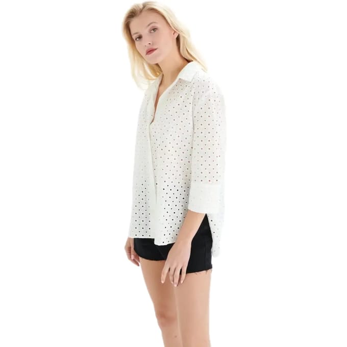 Bloes in Engelse borduur voor dames 24 Colours