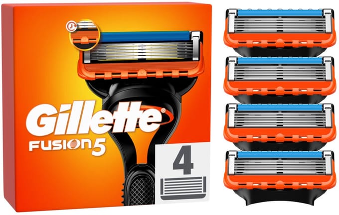 Gillette Fusion 5 - Scheermesjes - 4 stuks