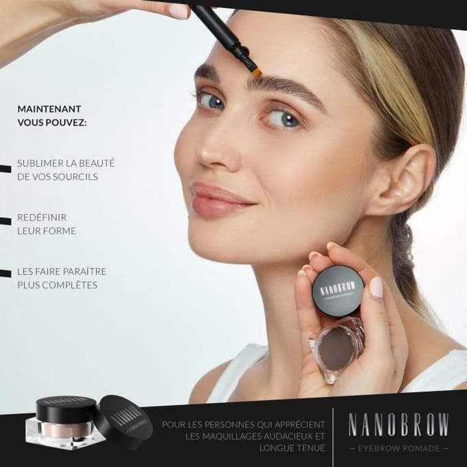 Nanobrow Eyebrow Pomade | Light Brown | Wenkbrauwgel 6 gr