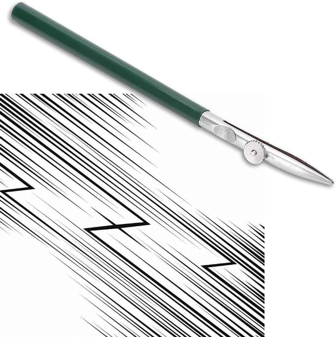 Multifunctionele Ruling Pen voor Kunstenaars - Perfect voor Comic, Schilderen en Maskeren van Lijnen