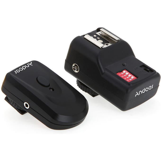 16 kanalen radio draadloze afstandsbediening Speedlite flitstrigger universeel zwart