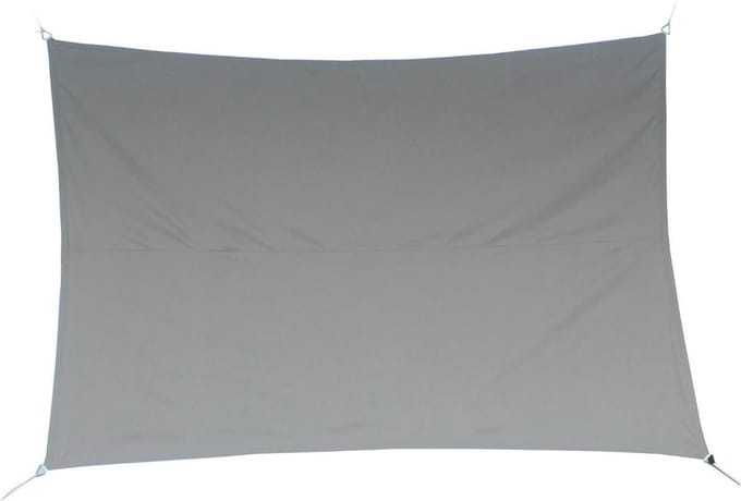 Premium kwaliteit schaduwdoek/zonnescherm Shae rechthoekig beige - 2 x 3 meter - Terras/tuin zonwering