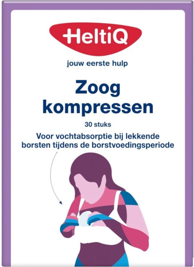 Zoogkompressen Gevormd  Helti