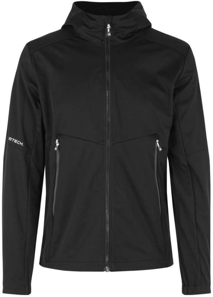 ID-Line 0836 Soft shell jacket light ZwartL