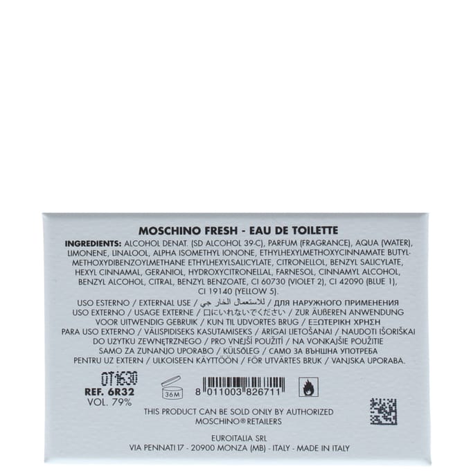 Moschino Eau De Toilette Moschino - Fresh Couture Eau De Toilette  - 100 ML