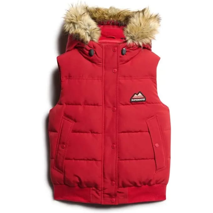 Mouwloos damesjack Superdry Everest
