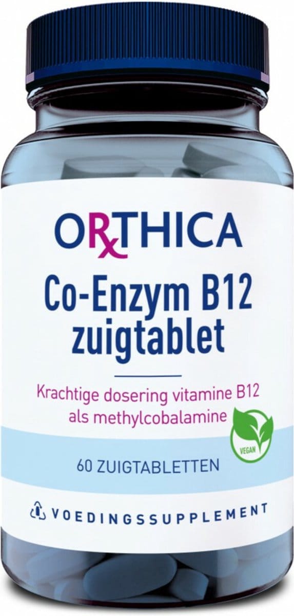 Orthica Co-Enzym B12 zuigtablet - Vitamine B12 - 60 zuigtabletten