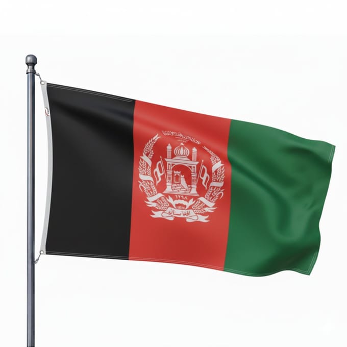 Trasal - vlag Afghanistan - afghaanse vlag - 150x90cm