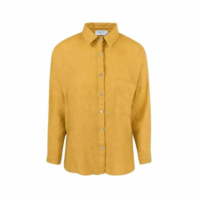 Dameshemd met lange mouwen Haris Cotton