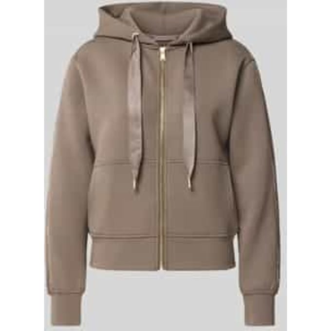 relaxed fit sweatjack met viscose